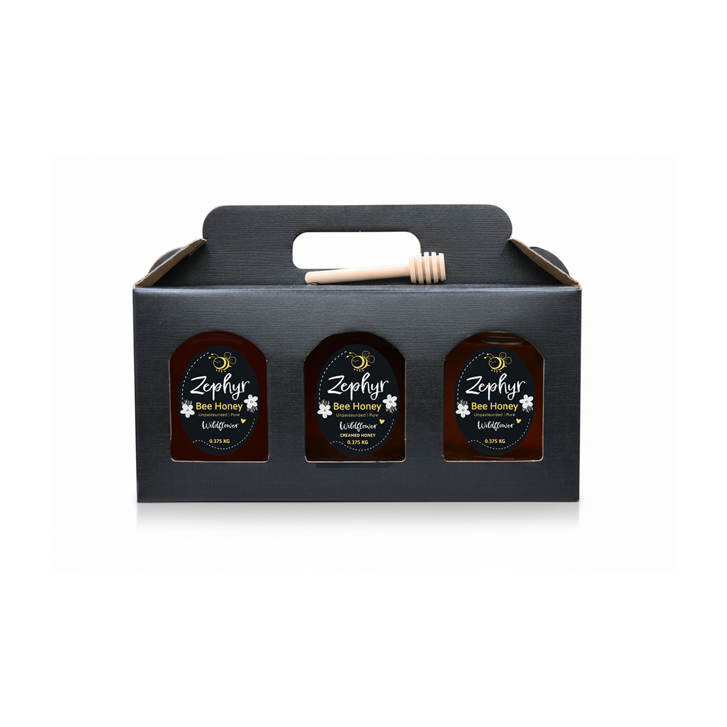 3-Jar Pure Honey Gift Box